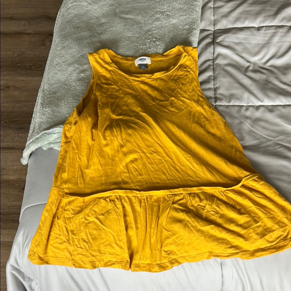 Old Navy Mustard Yellow Tee